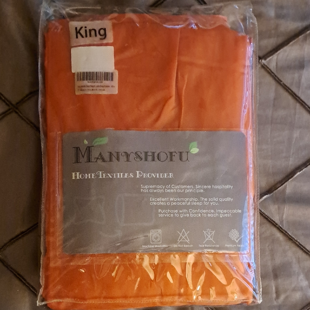 Manyshofu Extra Deep Pocket King Size Sheets - Hotel Luxury 1800 Thread Count